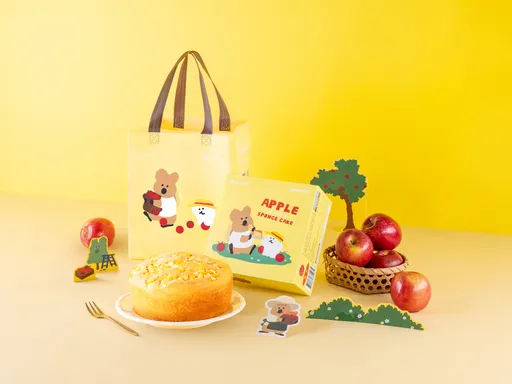 QUOKKA現身春上布丁蛋糕　全新「蘋果蛋糕」連同周邊商品買起來