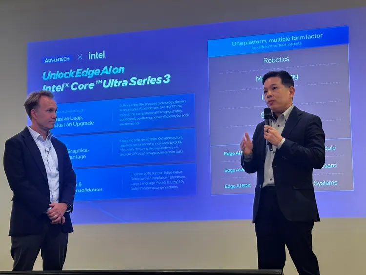 研華嵌入式事業群總經理張家豪。公司提供