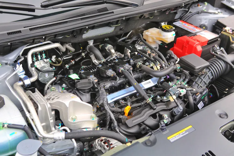 Nissan Sentra Sakura採用1.6升四缸自然進氣設定的第三代HR16DE引擎，最大的優勢就是能帶來17.7km/L的優異平均油耗表現。林浩昇攝