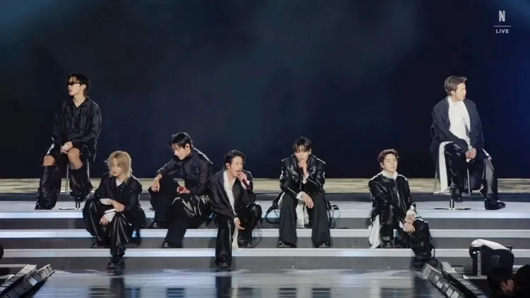 BTS的回歸造型由Songzio打造。翻攝Netflix