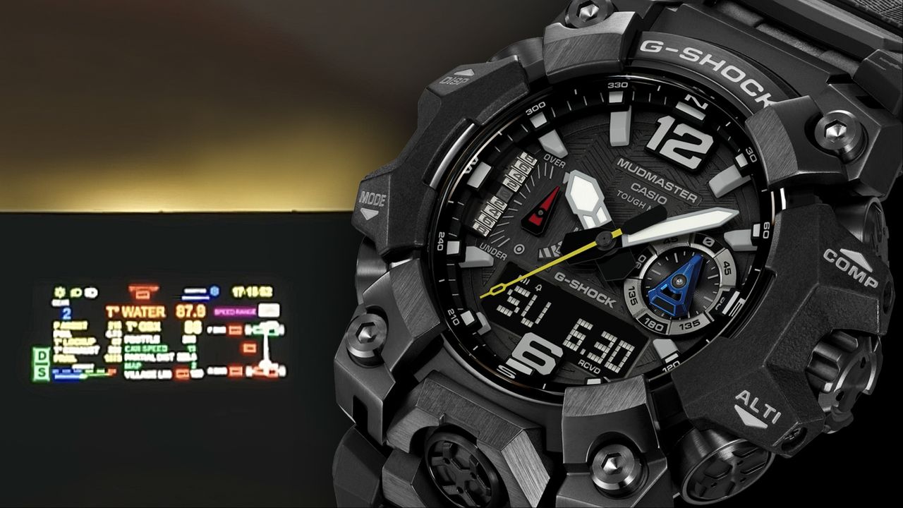 G-SHOCK大泥王、TLC聯名錶登場 紅藍黃導航配色燃燒競技魂