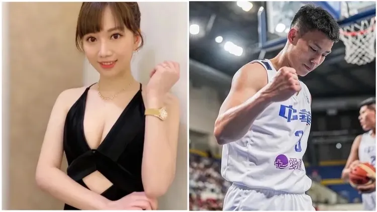 蔡尚樺（左）與林秉聖戀情進行式中，去年8月傳出林秉聖求學期間遭到偷拍。翻攝自蔡尚樺、林秉聖IG