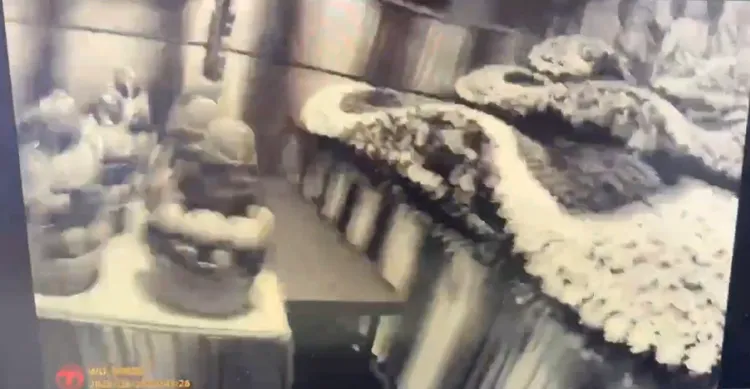 張男為躲避員警，還闖入路旁民宅治喪靈堂，被逮後查出竟無照還毒駕。民眾提供