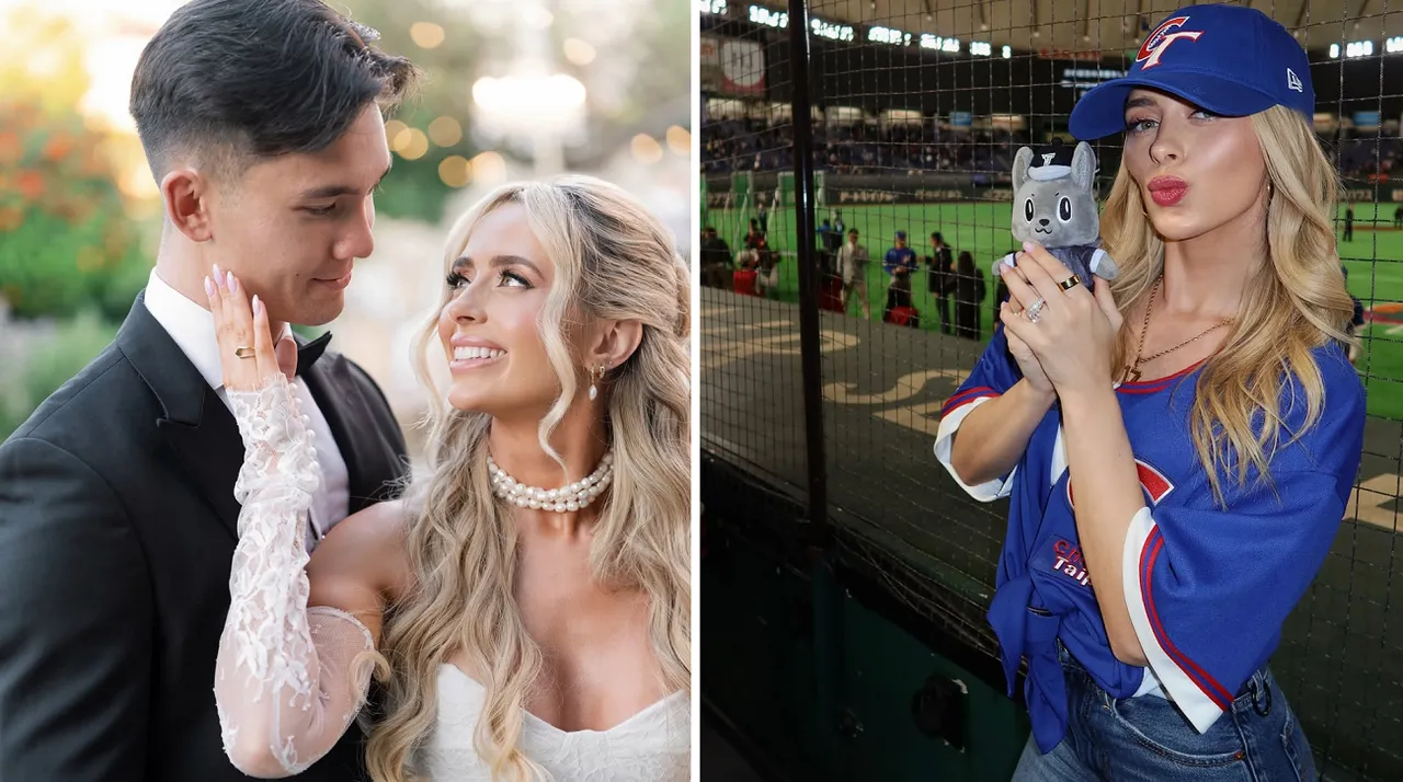  經典賽｜費仔新婚4個月老婆成場邊最美風景！舉吉祥物歐告愛心連發