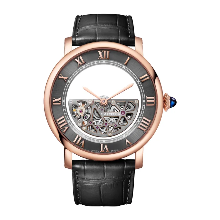 ROTONDE DE CARTIER MASSE MYSTÉRIEUSE腕錶。品牌提供