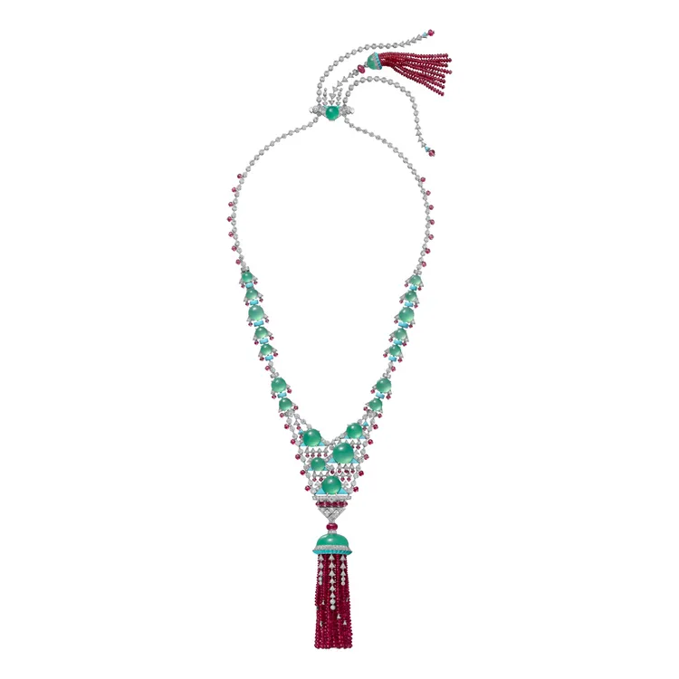 卡地亞EN ÉQUILIBRE頂級珠寶系列ONDORA項鍊。品牌提供