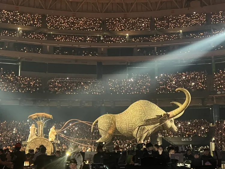 蔡依林慶典公牛環節也在深圳演唱會上消失了。資料照片