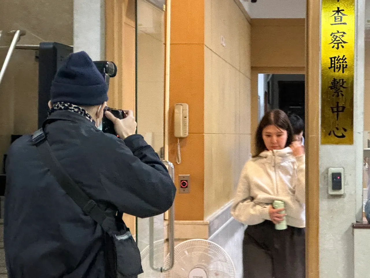 林世融妻子許瑜芷50萬元交保。讀者提供