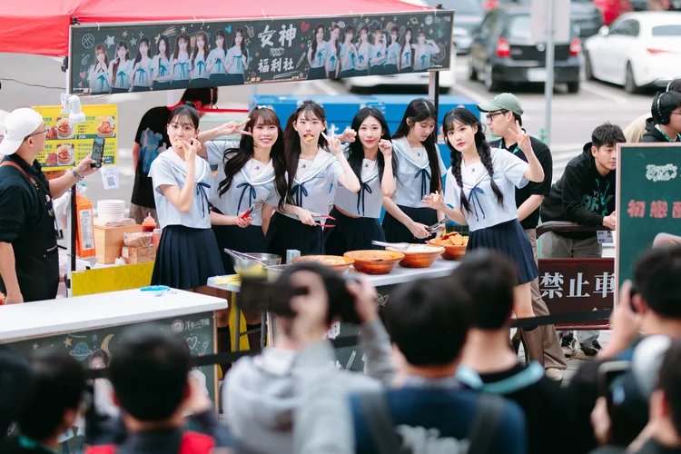 洋基女神們和現場粉絲。洋基工程提供