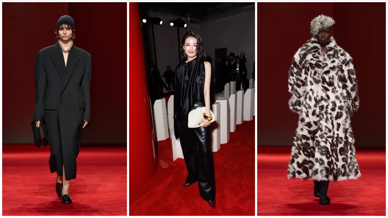 舒淇（中圖）前來感受Bottega Veneta 2026秋冬的「肌膚之親」。品牌提供