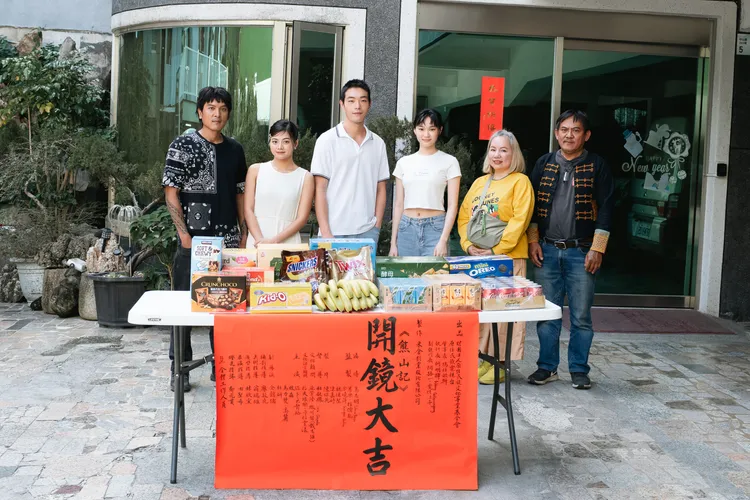 牧森（中）去年入圍金馬新人獎。原民台提供