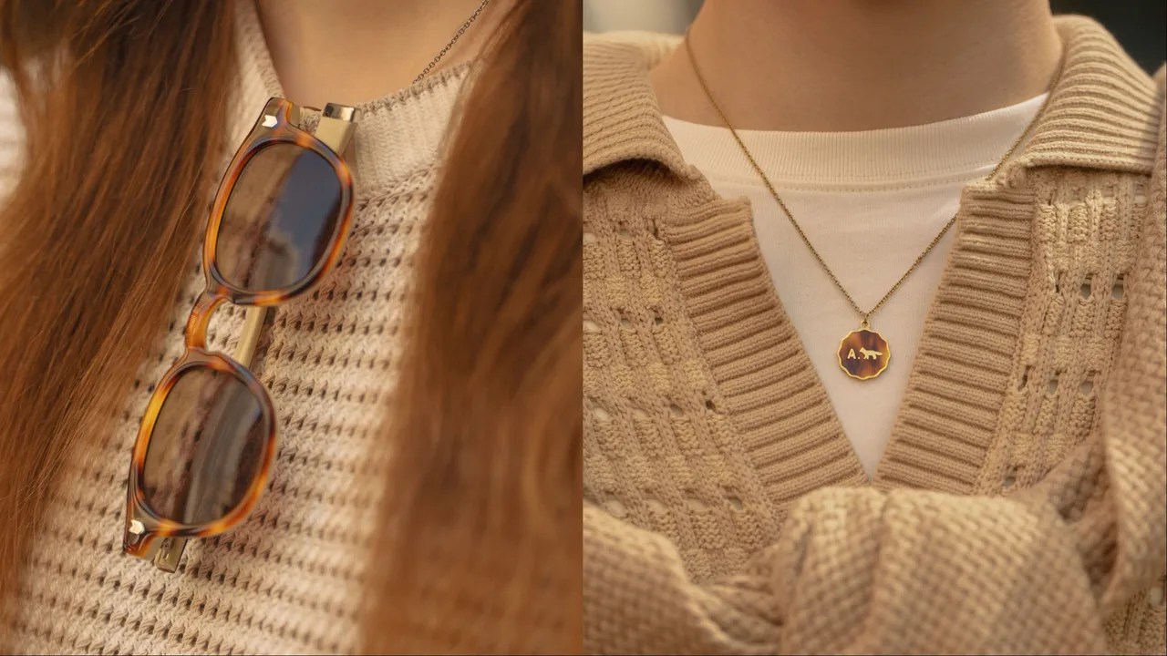 限量膠囊系列同步推出眼鏡項鍊與吊墜。品牌提供