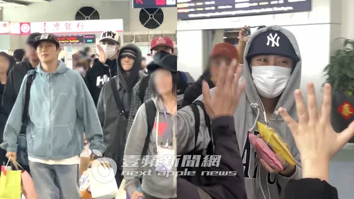 直擊｜Highlight抵高雄滿手禮物！李泳知機場狂簽10分鐘擊掌寵粉