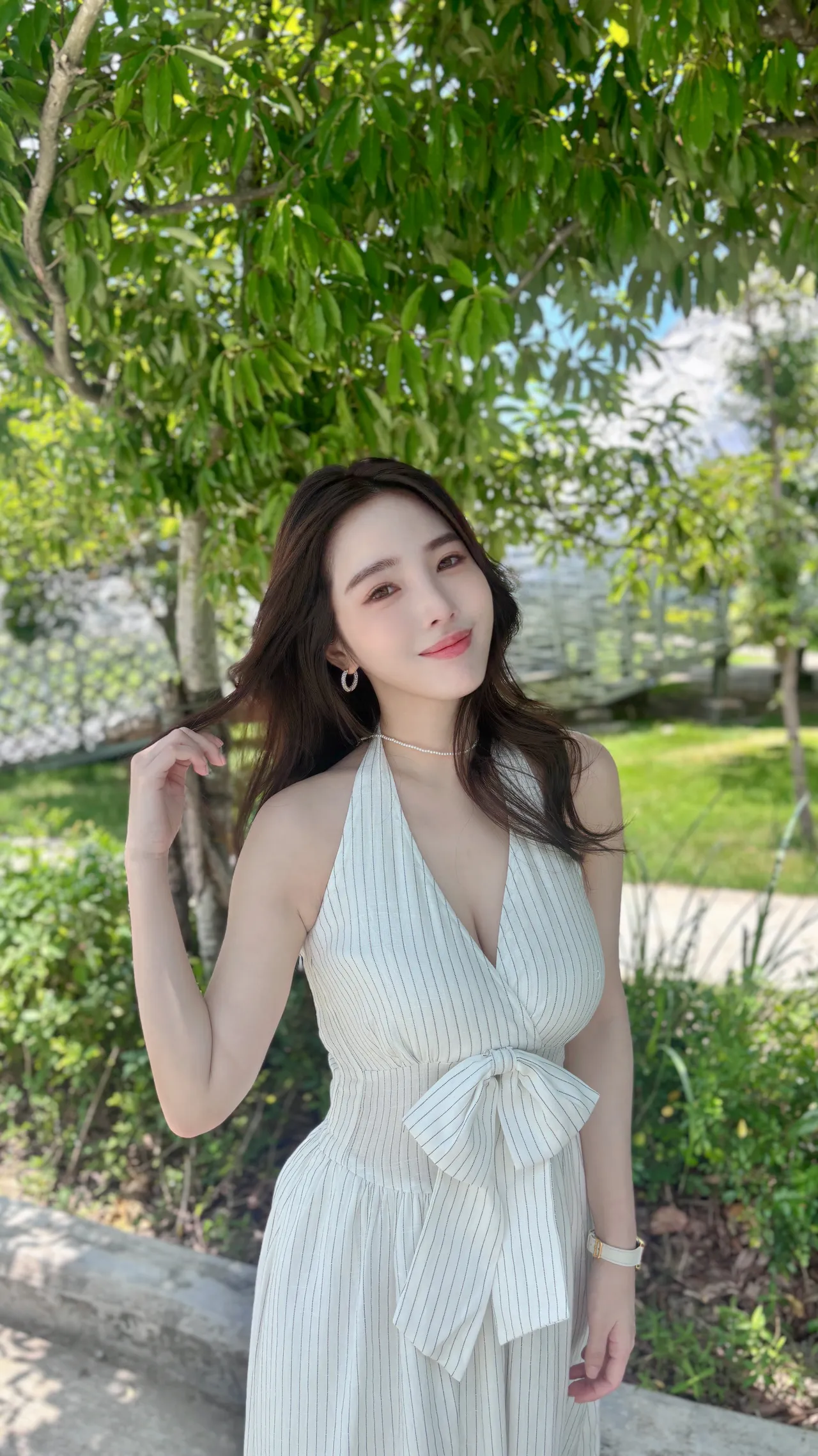 朱琦郁不只主持活動，也在房地產介紹上有一席之地。朱琦郁提供