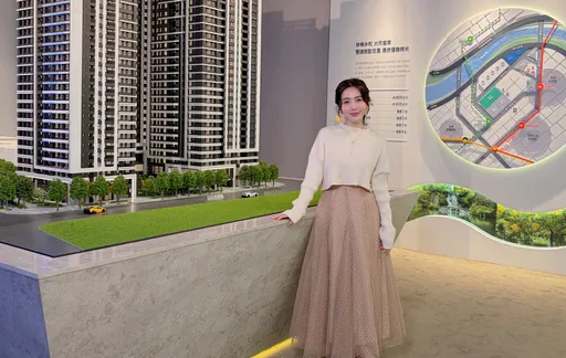 光環加持！美女主播走進建案現場　自曝「差點買不到房」