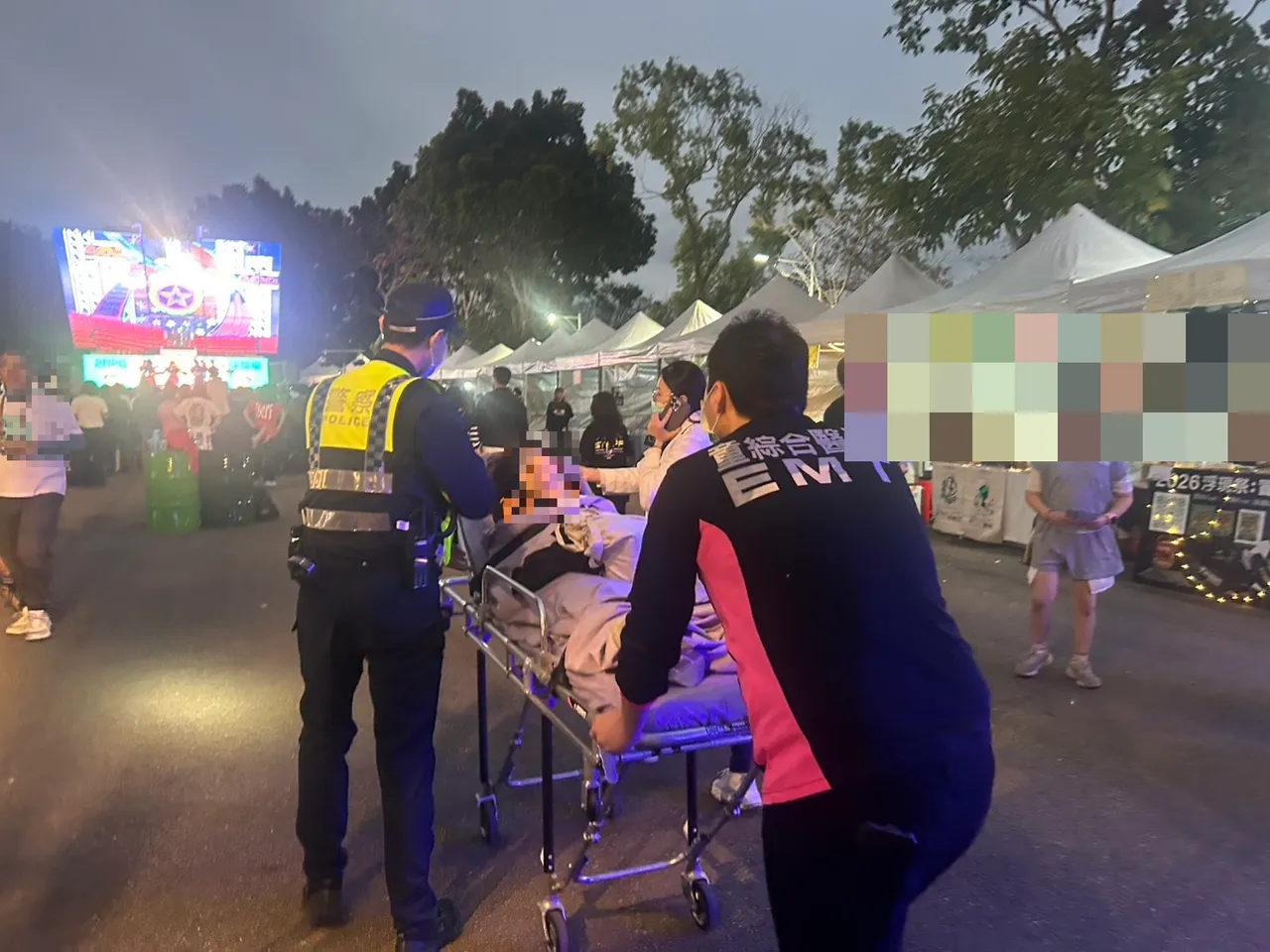 卓姓少女送醫後已無大礙。民眾提供