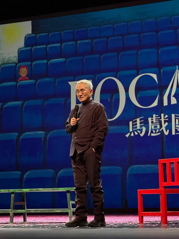 林懷民在謝幕時感謝現場觀眾。FOCASA提供