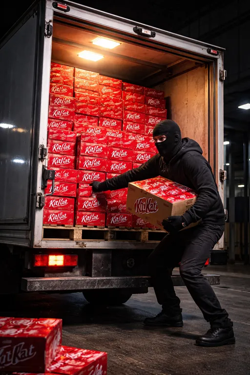 41萬條KitKat整車被偷　雀巢苦笑：竊賊有品味