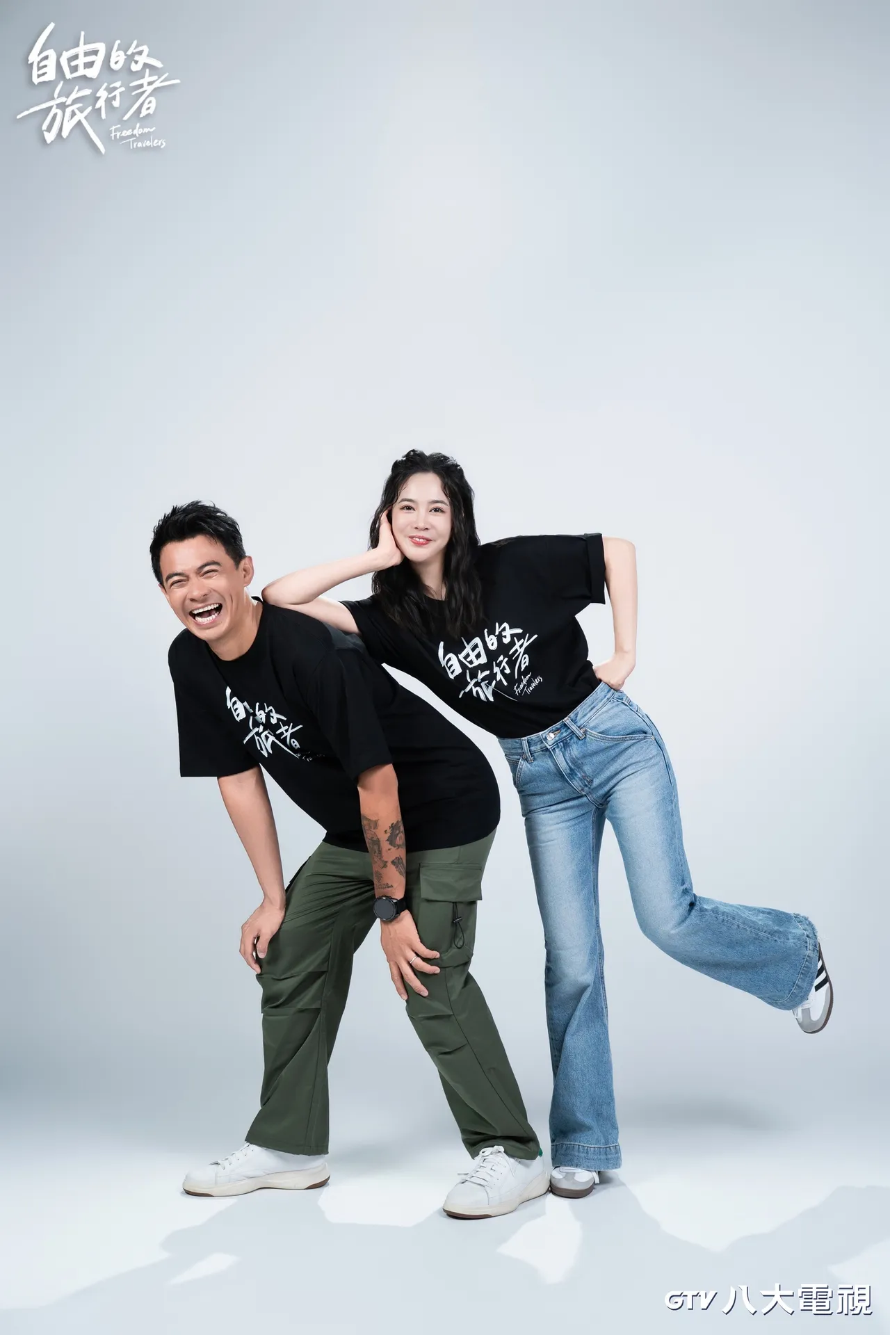 （左起）融融、黃可欣。八大電視提供