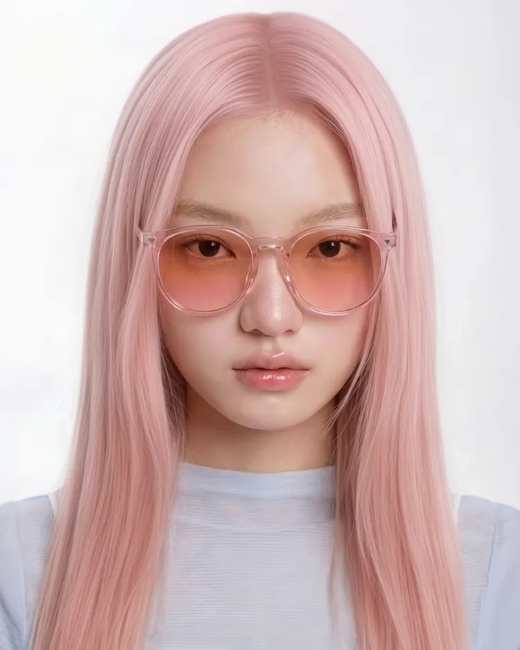 全新「粉亮摺疊墨鏡」選用KlassiC.經典框型F003為基礎，能有效修飾各種臉型。品牌提供