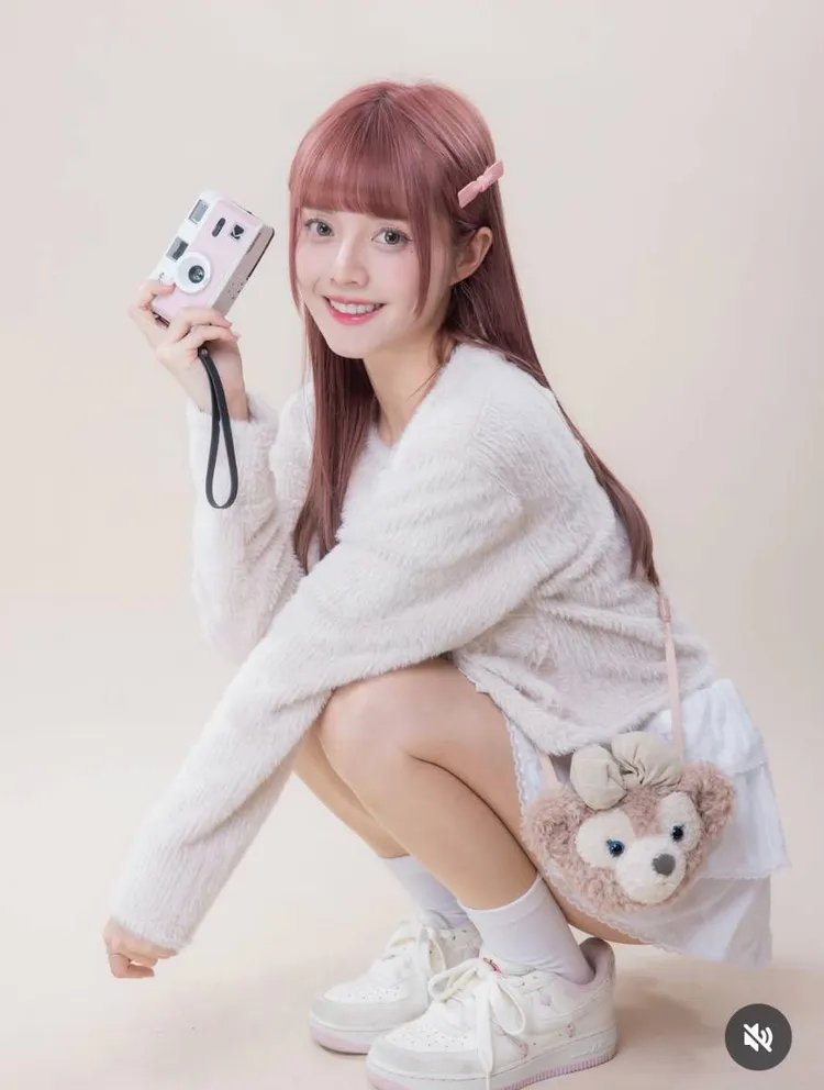 禹菡2023年參加樂天女孩徵選，從25名參賽者中奪冠。翻攝禹菡IG