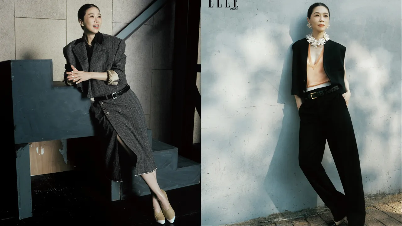 謝盈萱拍攝《ELLE》封面。《ELLE》國際中文版提供