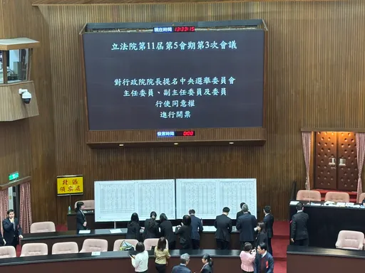 游盈隆任中選會主委！人事案投票結果出爐「4人通過、3人遭藍白封殺」