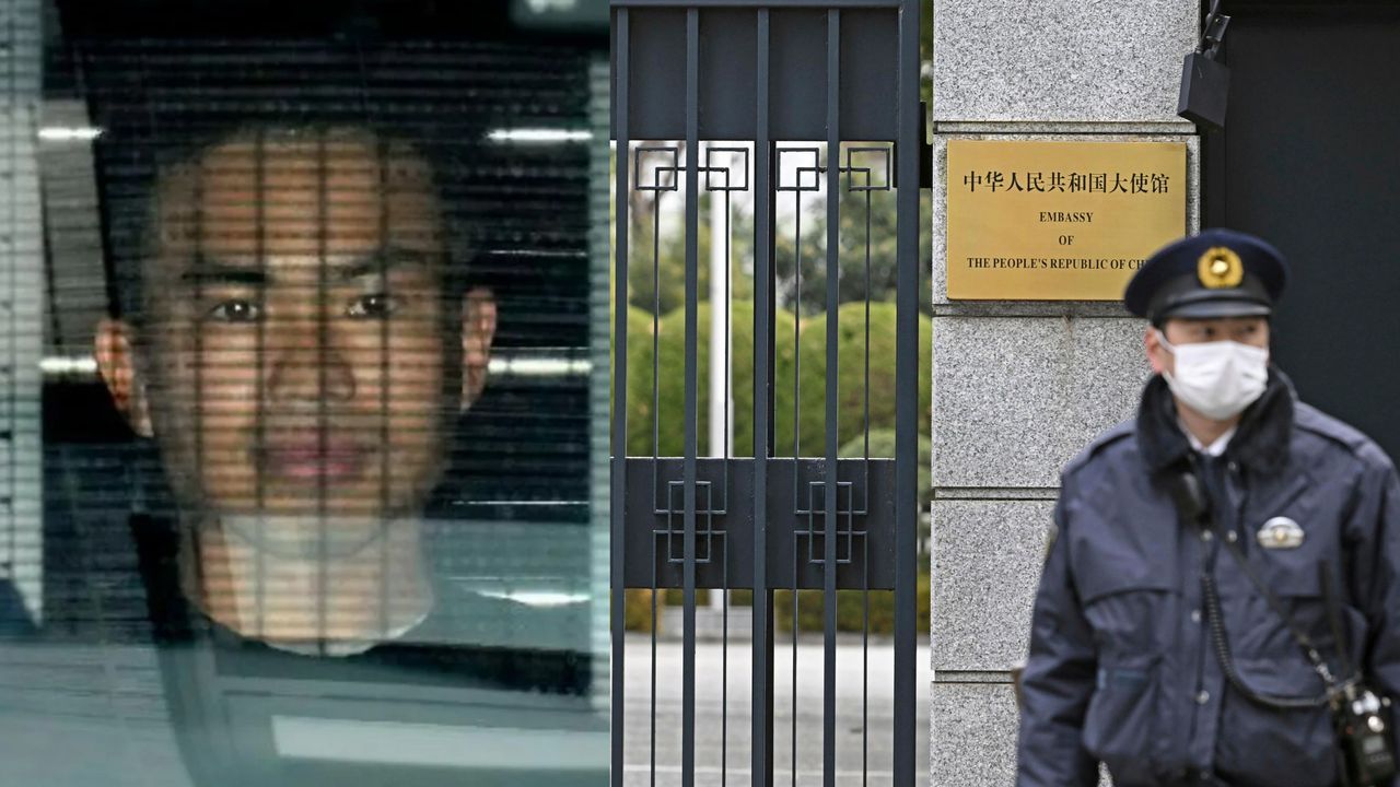 日本自衛官闖中國大使館 警搜犯嫌隸屬基地