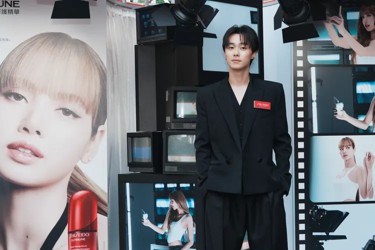 施柏宇今日出席「THE ULTIMUNE POP-UP」快閃店活動。彭欣偉攝