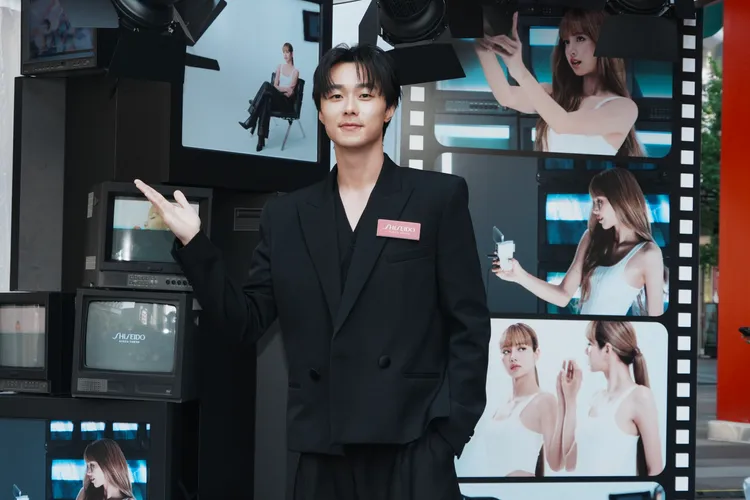 施柏宇今日出席「THE ULTIMUNE POP-UP」快閃店活動。彭欣偉攝