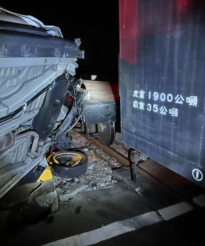 事故現場。翻攝自三鐵事故通報平台