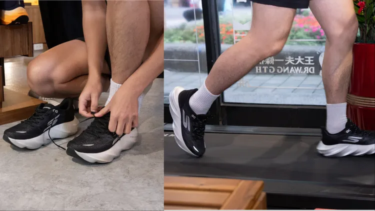 現場可以試穿AERO系列並直接試跑。品牌提供