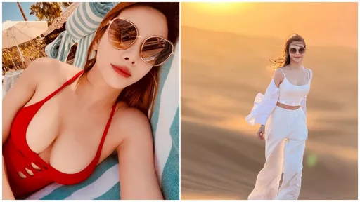 戰火延燒杜拜！艾莉絲剛PO沙灘辣照　曝全家近況