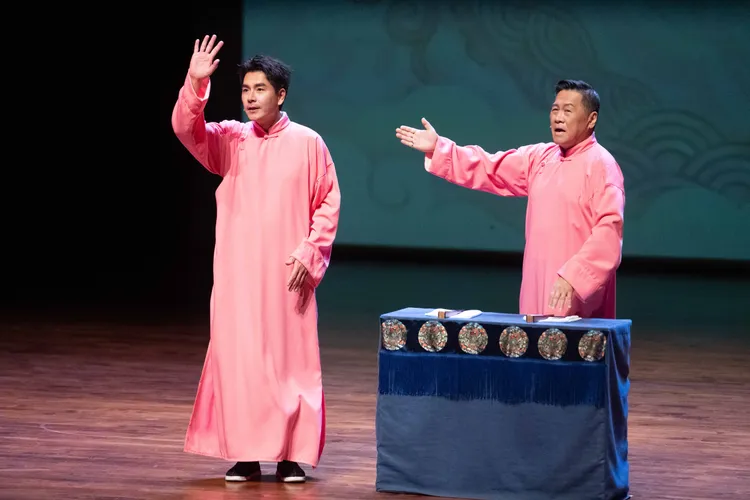 王傳一、朱德剛《壹加一剛好比三小》台中首演火力全開。嚞娛樂提供