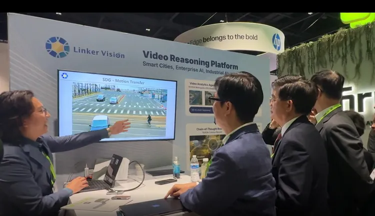 高雄市長陳其邁受邀參加NVIDIA 2026年GTC大會。翻攝畫面