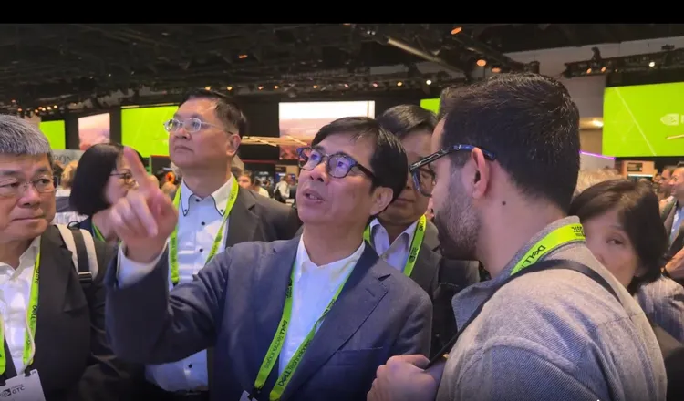 高雄市長陳其邁受邀參加NVIDIA 2026年GTC大會。翻攝畫面