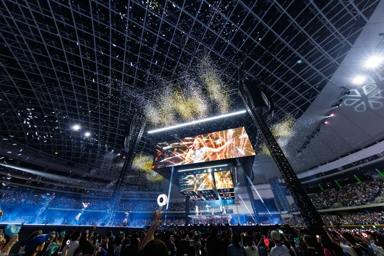 TWICE大巨蛋連唱3場吸引12萬人次，創下4大紀錄。Live Nation Taiwan提供