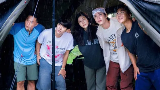 南優賢領跳健康操嗨翻山林！下一秒暴雨突襲　全員傻眼