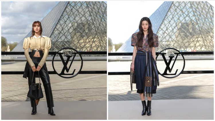 Lisa（左圖）與全智賢。品牌提供