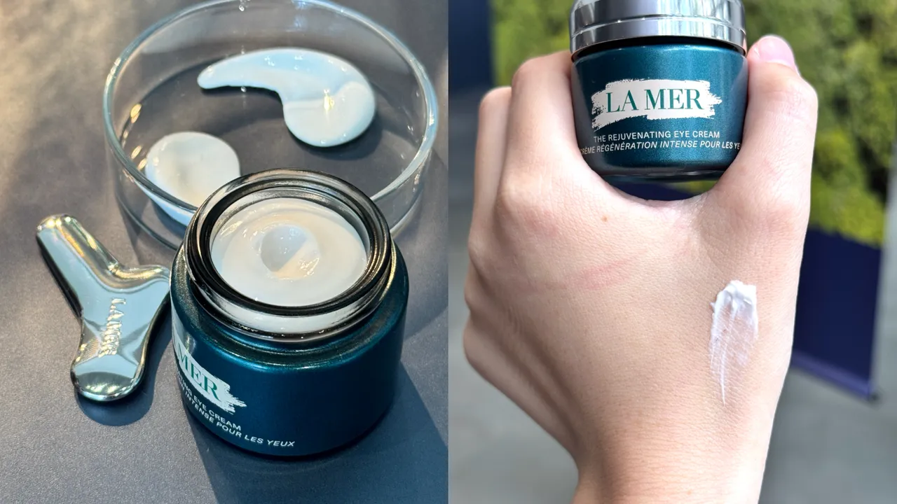 LA MER超能活膚電眼霜，15ml／8900元。張家玲攝