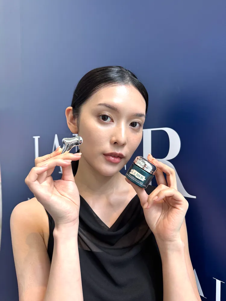 LA MER超能活膚電眼霜，15ml／8900元。張家玲攝