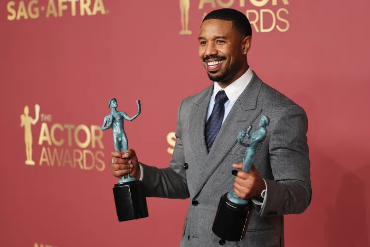 麥可B喬丹獲美國演員獎影帝，讓他大為增加獲小金人勝算。路透