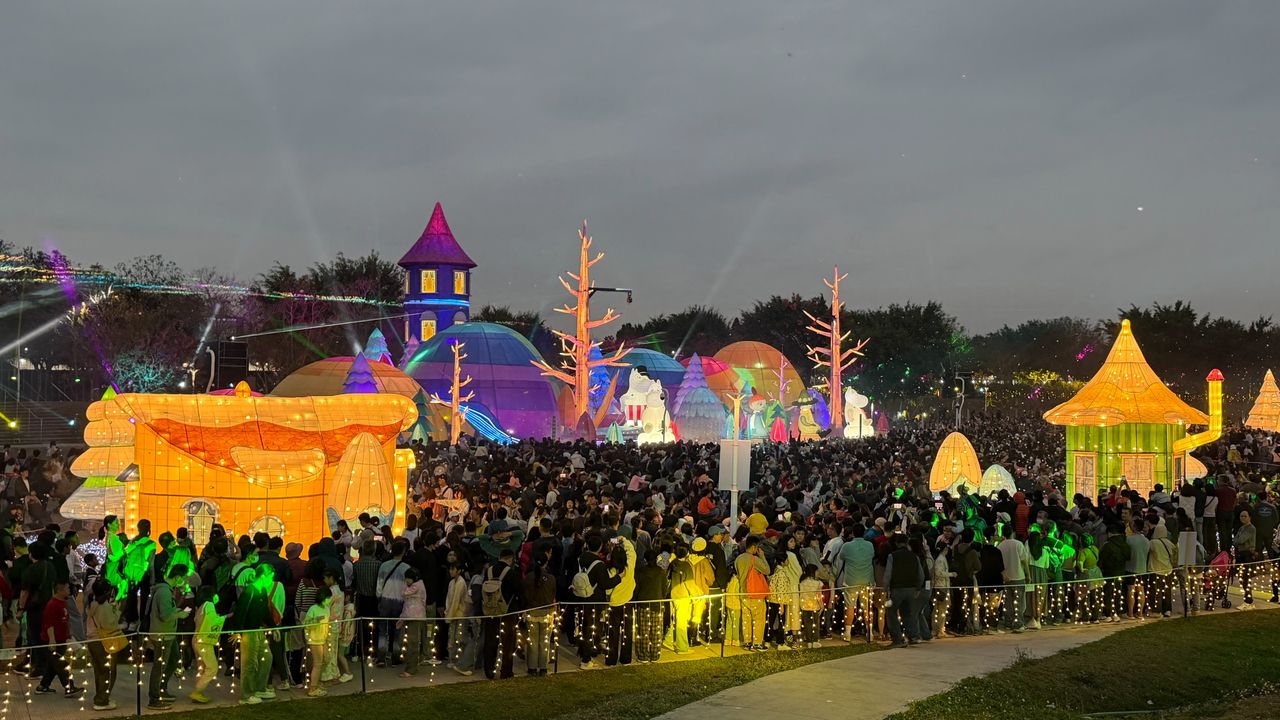 中台灣燈會人次突破555萬大關 超越去年總和!展期剩最後3天