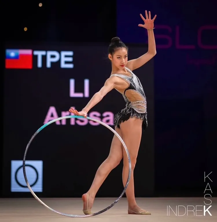 星彤放棄全美韻律體操冠軍，代表美國出賽資格，回台參加國手選拔。瑞星體操協會提供