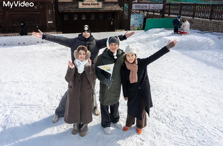 《花甲少年趣旅行》開啟吃貨模式。台灣大哥大MyVideo提供