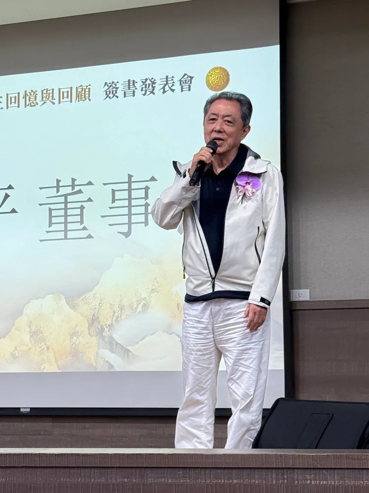 中華民國電影事業發展基金會朱延平董事長為新書推薦專講。台北市電影委員會提供