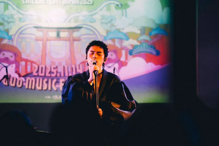 金曲歌王HUSH魅力席捲澀谷，日本觀眾秒變鐵粉。 duo MUSIC EXCHANGE 提供