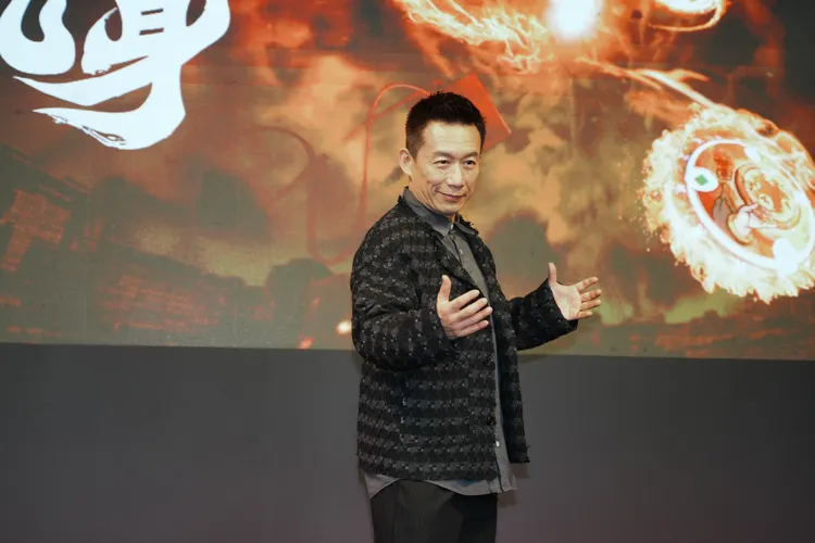 郭子乾難得演反派，演得很過癮。彭欣偉攝