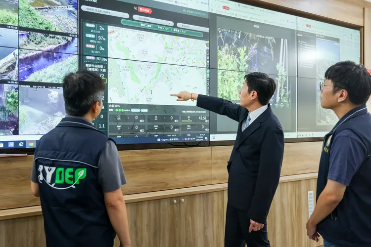 AI環境污染辨識系統。環保局提供