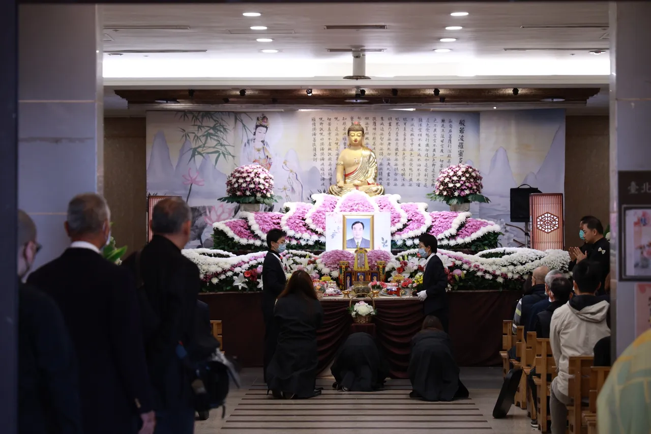 詹老師告別式。彭欣偉攝